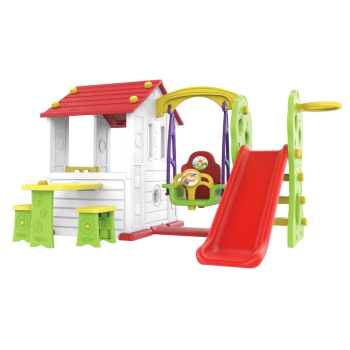 Domek ogrodowy 5w1 dla dzieci Czerwony dach